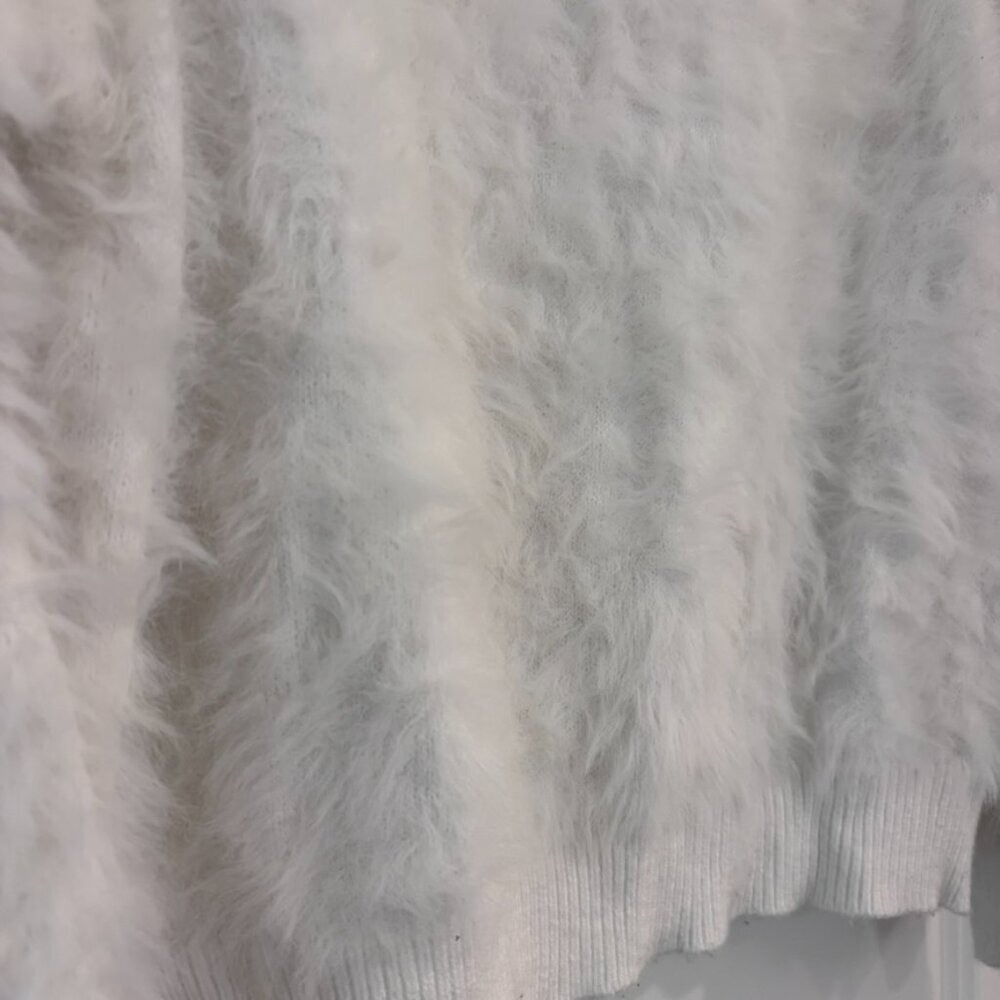 Urban Outfitters Sweet As A Peach Fuzzy Mock-Neck Sweater - Picture 6 of 7
